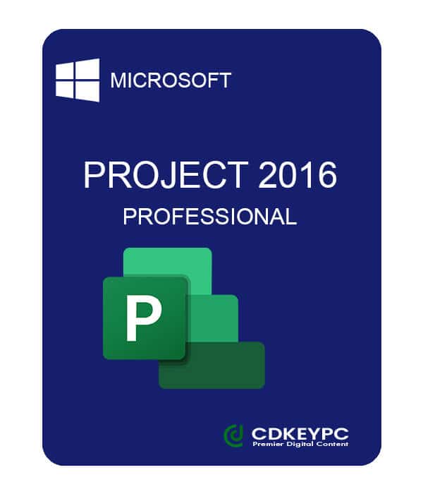 MICROSOFT PROJECT 2016 PROFESSIONAL LICENSE – 1PC