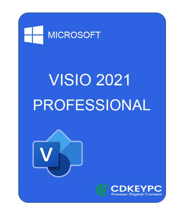 MICROSOFT VISIO PRO 2021 LICENSE – 1PC