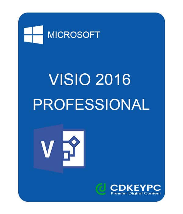 MICROSOFT VISIO 2016 PROFESSIONAL LICENSE – 1PC