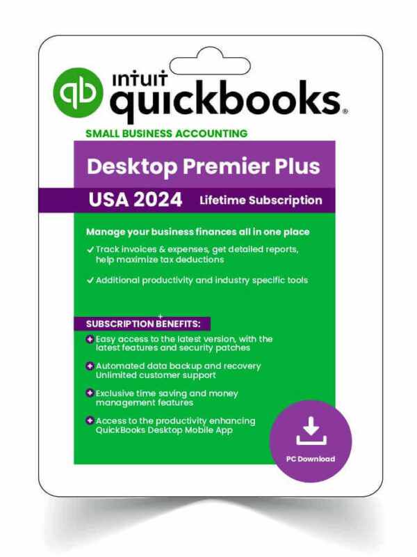 QuickBooks Desktop Premier Plus 2024 - Lifetime Activation