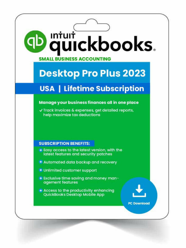 QuickBooks Desktop Pro Plus 2023 - Lifetime Activation