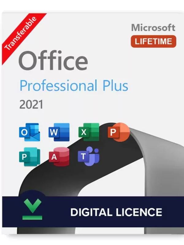 ‎Microsoft Office 2021 Pro Plus – Lifetime License Key – 1PC