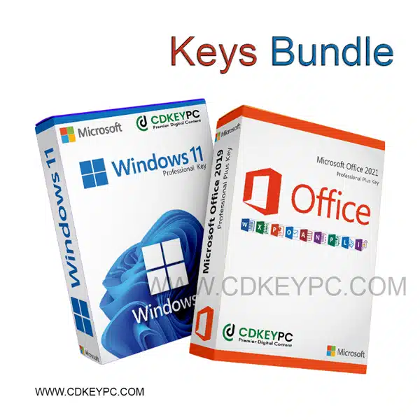‎Windows 11 Pro + Microsoft Office 2021 Pro Plus – Lifetime License Key – 1PC