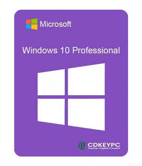 Windows 10 Professional 1PC Lifetime License Key